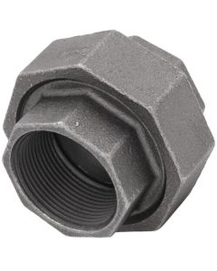 1-1/2" Black Union