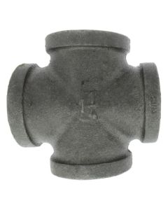 1-1/4" Black Cross