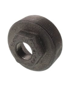 2" x 1/2" Black Hex Bushing