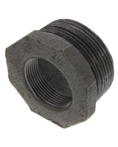 2-1/2" x 1-1/2" Black Hex Bushing