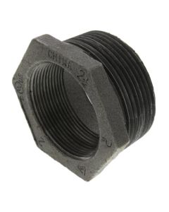 2-1/2" x 2" Black Hex Bushing