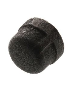 1/4" Black Cap