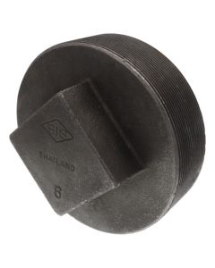 6" Black Plug