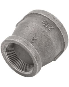 2-1/2" x 2" Black Reducing Coupling