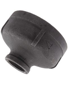 4" x 1-1/4" Black Reducing Coupling