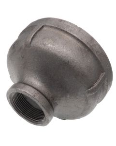 4" x 1-1/2" Black Reducing Coupling