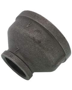 4" x 2" Black Reducing Coupling