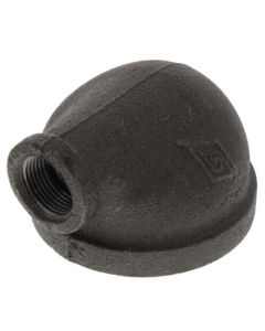2-1/2" x 1" Black 90° Reducing Elbow