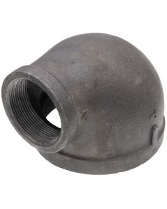 4" x 2" Black 90° Reducing Elbow