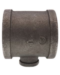 2-1/2" x 2-1/2" x 3/4" Black Reducing Tee