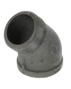 2-1/2" Black 45° Street Elbow