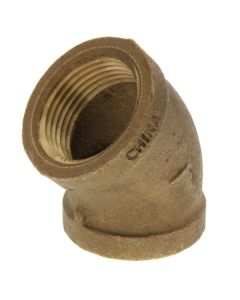 1" FIP 45-Degree Brass Elbow (Lead Free)