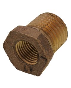 1/4" x 1/8" MIP x FIP Brass Bushing (Lead Free)
