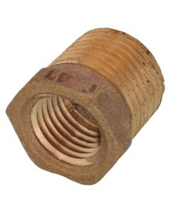 3/8" x 1/4" MIP x FIP Brass Bushing (Lead Free)