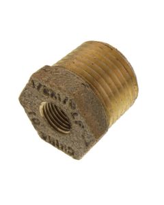 1/2" x 1/8" MIP x FIP Brass Bushing (Lead Free)