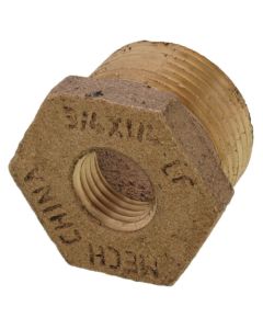 3/4" x 1/4" MIP x FIP Brass Bushing (Lead Free)