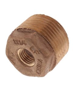 1" x 1/4" MIP x FIP Brass Bushing (Lead Free)