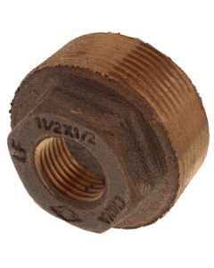 1-1/2" x 1/2" MIP x FIP Brass Bushing (Lead Free)