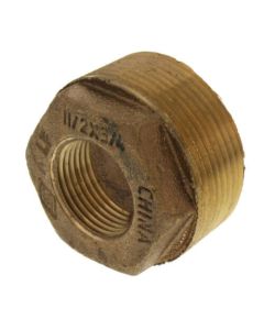 1-1/2" x 3/8" MIP x FIP Brass Bushing (Lead Free)