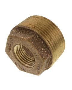 1-1/4" x 1/2" MIP x FIP Brass Bushing (Lead Free)