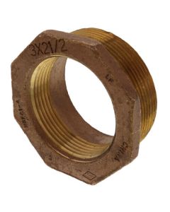 3" x 1-1/2" MIP x FIP Brass Bushing (Lead Free)