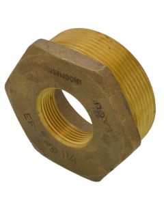 3" x 1-1/4" MIP x FIP Brass Bushing (Lead Free)