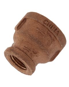 1/2" x 1/4" FIP Brass Coupling (Lead Free)
