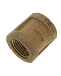 1/2" FIP Brass Coupling (Lead Free)