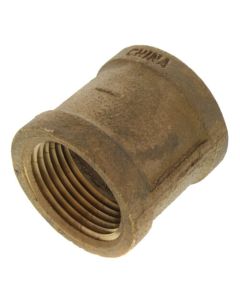 1" FIP Brass Coupling (Lead Free)