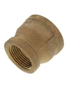 1-1/4" x 3/4" FIP Brass Coupling (Lead Free)