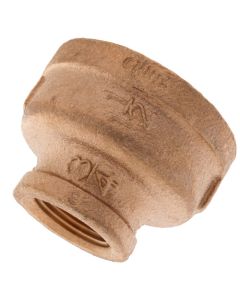 1-1/2" x 3/4" FIP Brass Coupling (Lead Free)