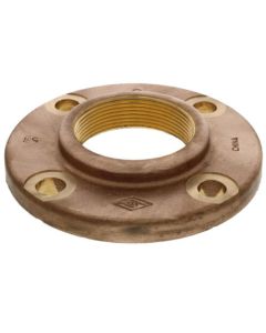 3" FNPT Brass Companion Flange, 150 psi (Lead-Free)