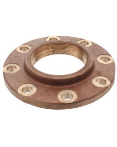 4" FNPT Brass Companion Flange, 150 psi (Lead-Free)