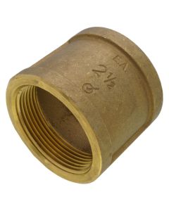 2-1/2" FIP Brass Coupling (Lead Free)