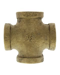 1/2" Brass Cross (Lead Free)