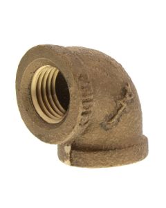 1/4" FIP Brass 90-Degree Elbow (Lead Free)