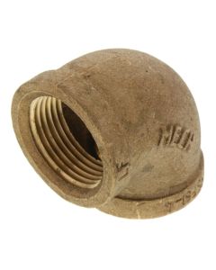 1" FIP Brass 90-Degree Elbow (Lead Free)
