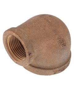 1-1/4" x 3/4" FIP Brass 90-Degree Reducing Elbow (Lead Free)