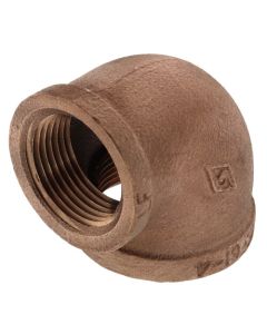 1-1/4" x 1" FIP Brass 90-Degree Reducing Elbow (Lead Free)