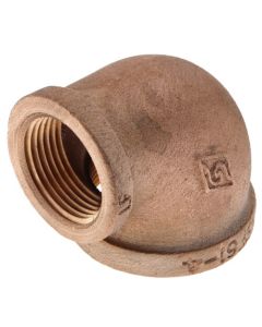 1-1/2" x 1" FIP Brass 90-Degree Reducing Elbow (Lead Free)