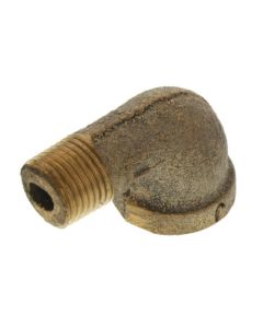 1/8" Brass 90 Deg Street Elbow, Lead Free (Threaded)