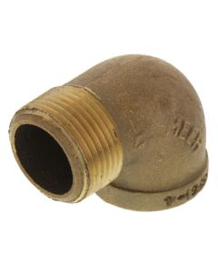 1" Brass 90 Deg Street Elbow, Lead Free (Threaded)