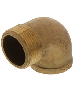 1-1/4" Brass 90 Deg Street Elbow, Lead Free (Threaded)