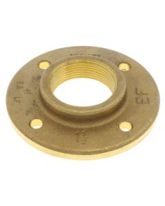 1-1/2" Brass Floor Flange w/ Holes (Lead-Free)