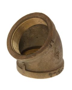 4" FIP 45-Degree Brass Elbow (Lead Free)