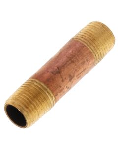 1/8" x 1-1/2" Brass Nipple (Lead Free)