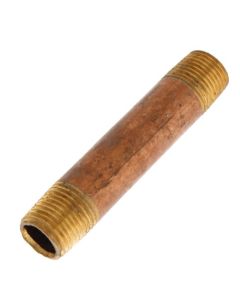 1/8" x 2" Brass Nipple (Lead Free)