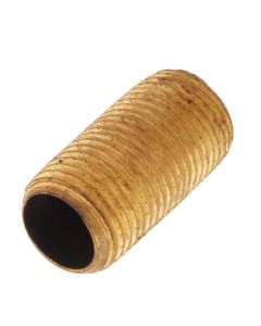 1/8" x Close Brass Nipple (Lead Free)