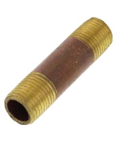 1/4" x 2" Brass Nipple (Lead Free)