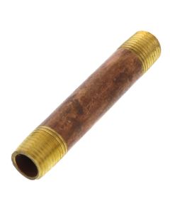 1/4" x 3" Brass Nipple (Lead Free)